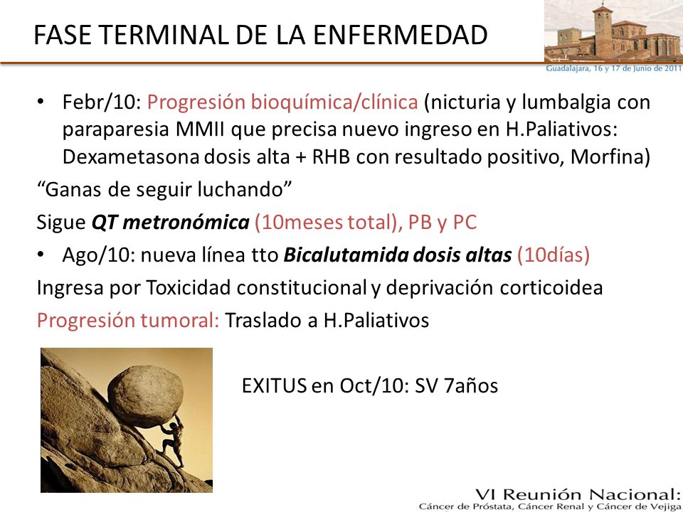 rt dosis total de próstata convencional still